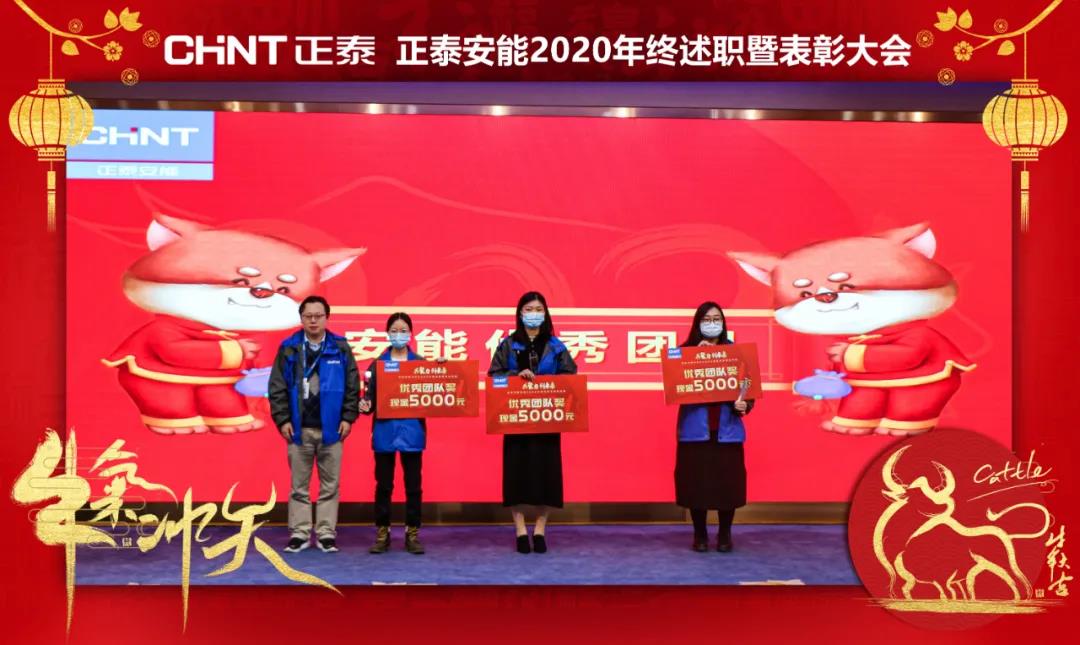 立正 看齐 | 向正泰安能2020年优秀团队对齐！